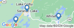 mapa de operadores de pesca en Saranac Lake