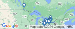 mapa de operadores de pesca en Ontario