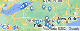 mapa de operadores de pesca en Pensilvania