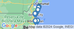 map of fishing charters in Belize City
