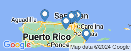 Map of fishing charters in Toa Alta