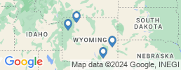 Map of fishing charters in Wyoming