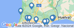 map of fishing charters in Albufeira