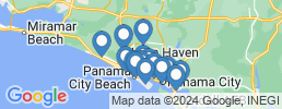 map of fishing charters in Lower Grand Lagoon