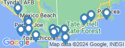 mapa de operadores de pesca en Apalachicola