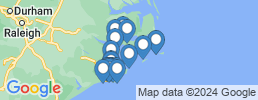 map of fishing charters in Cedar Island