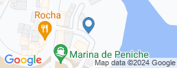 Map of fishing charters in Peniche