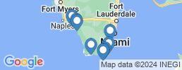mapa de operadores de pesca en Everglades