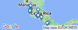map of fishing charters in Costa Rica