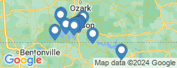 map of fishing charters in Lead Hill