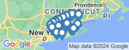 Map of fishing charters in Bridgeport