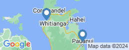 Map of fishing charters in Coromandel Peninsula