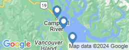 mapa de operadores de pesca en Campbell River
