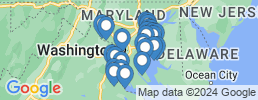 map of fishing charters in Oxon Hill