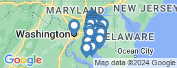 map of fishing charters in Chesapeake Beach