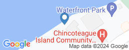 mapa de operadores de pesca en Chincoteague Island