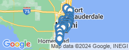 map of fishing charters in Coral Gables