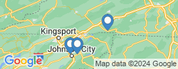 map of fishing charters in Johnson City