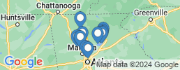 mapa de operadores de pesca en Cumming