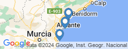 map of fishing charters in Alicante