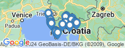 map of fishing charters in Ičići