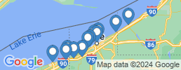 map of fishing charters in Erie