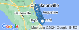 map of fishing charters in Flagler Beach