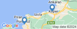 map of fishing charters in Portorož - Portorose