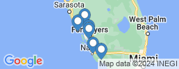 mapa de operadores de pesca en Southwest Florida