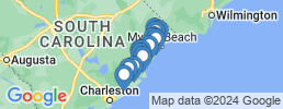 map of fishing charters in Georgetown