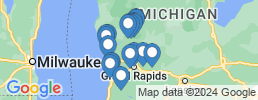 mapa de operadores de pesca en grandes rápidos
