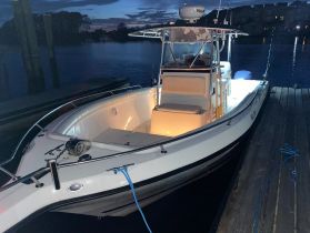 This is our boat a 29' Century with twin 300's 
