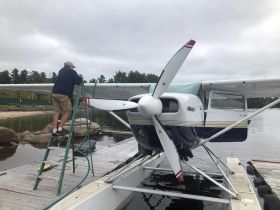 Fueling and Loading Sea Plane 