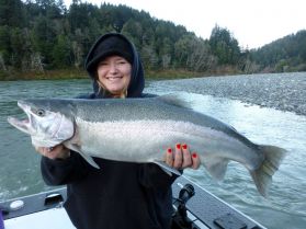 Winter Steelhead are big and plentiful on the Rogue River. 