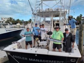Successful group catching dinner !
