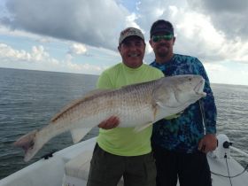 42" Red Caught and Released