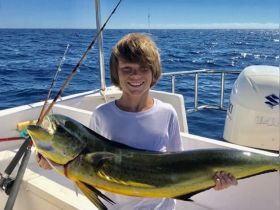 LIttle guy, big Dorado!