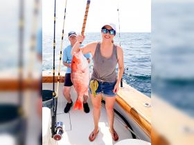 Red Snapper caught bottom fishing