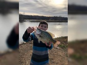 Personal best crappie for this young man.