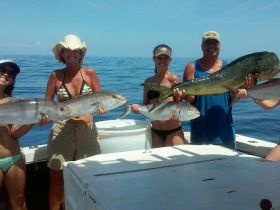 Nice catch of Amber Jacks and a Mahi