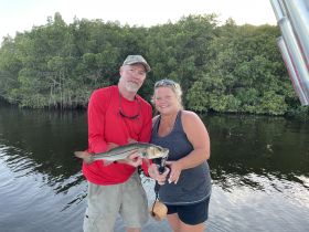 Kim’s first fish