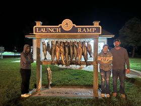 August salmon fishing is a blast