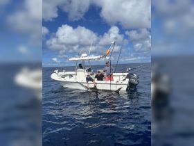 “Offshore Barely”……the lil boat that could! 