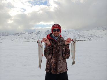 Wasatch Mountains Ice Fishing