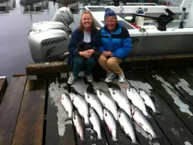 Cruise ship salmon trip - Pinks and Cohos