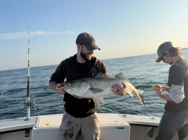 Striper action is still red hot! 