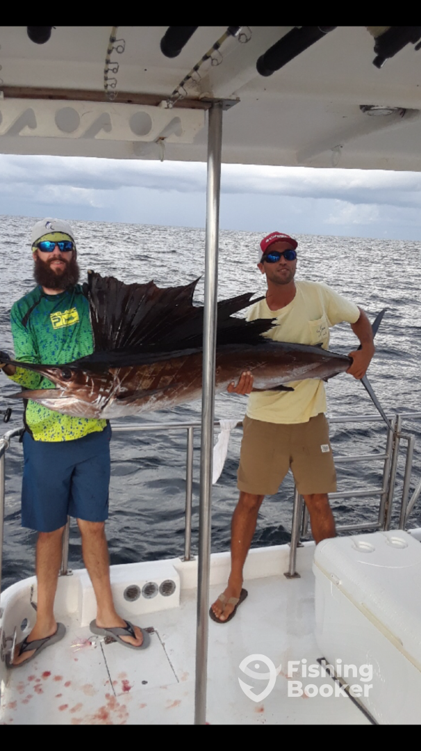 Shawn and Toni show off a Sailfish 8/15/17
