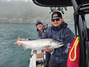 Chinook Salmon in the Fog! 