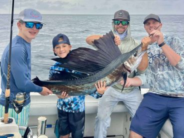 Youth angler lands thus awesome fish