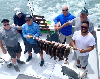 Big Fluke and Seabass  Dinner is Served!